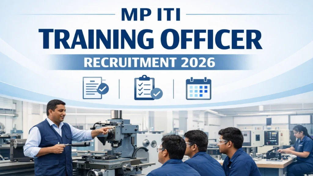MP ITI Training Officer Recruitment 2026