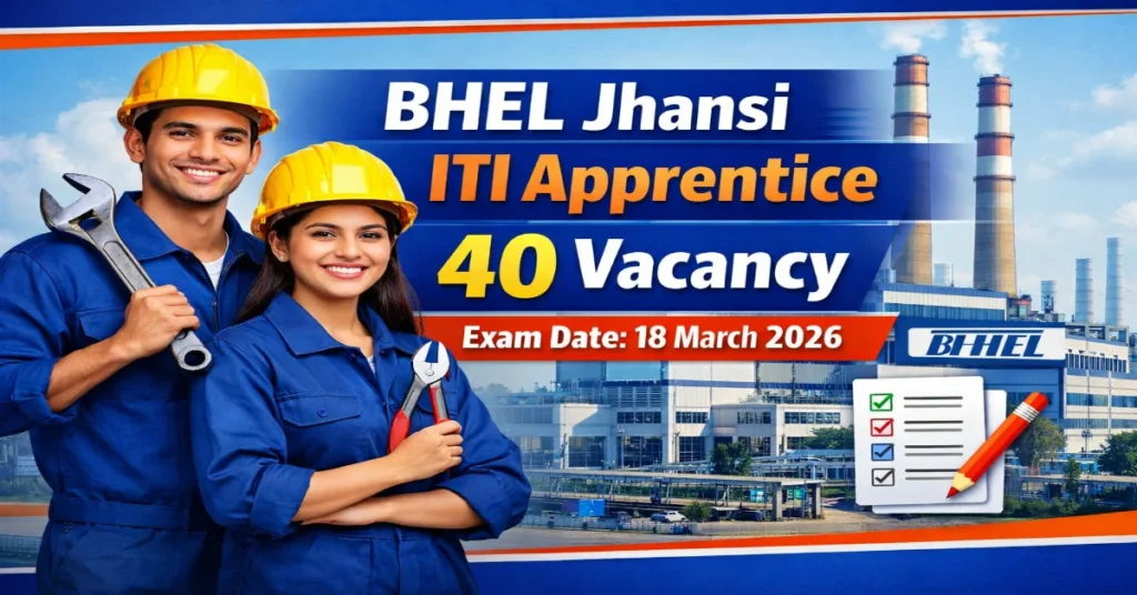 BHEL Jhansi ITI Trade Apprentice Exam Date 2026