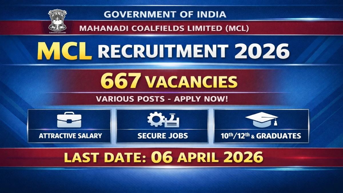 MCL Recruitment 2026 Apply Online