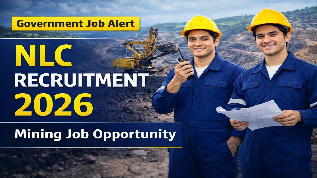 NLC India Limited Recruitment 2026 Apply Online