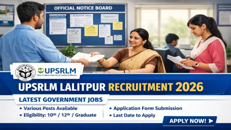 UPSRLM Lalitpur Recruitment 2026 Job Notification
