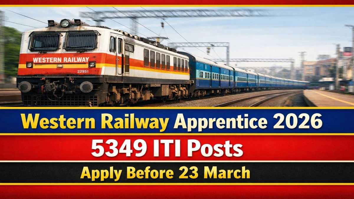 Western Railway Apprentice Recruitment 2026