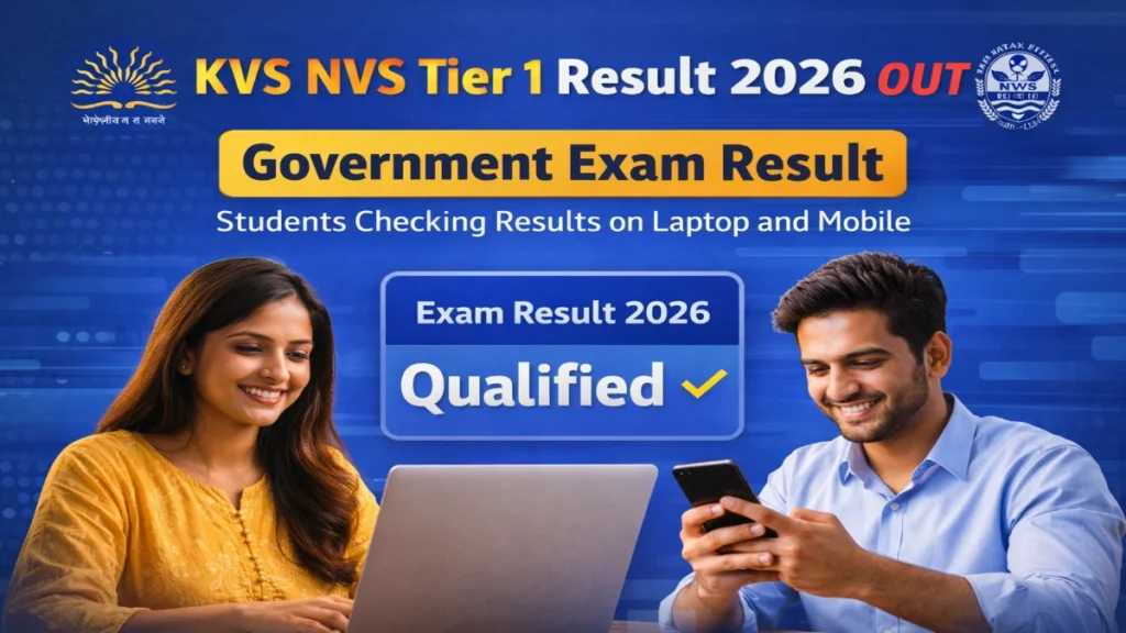 KVS NVS Tier 1 Result 2026 Out