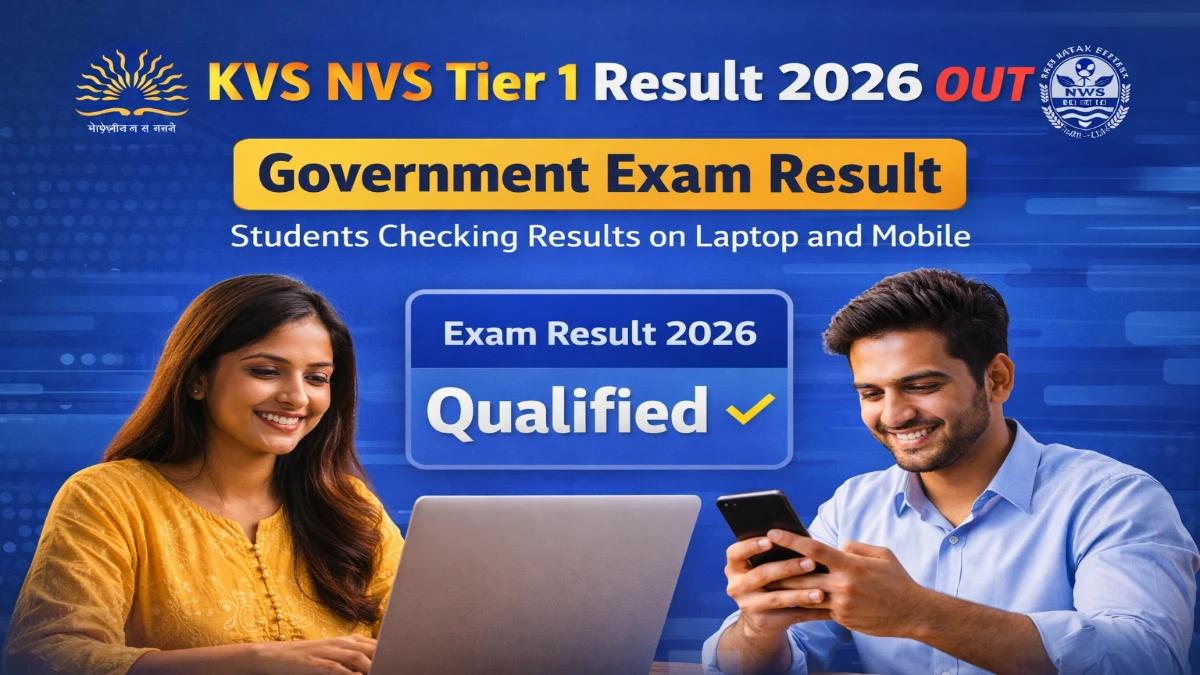 KVS NVS Tier 1 Result 2026 Out