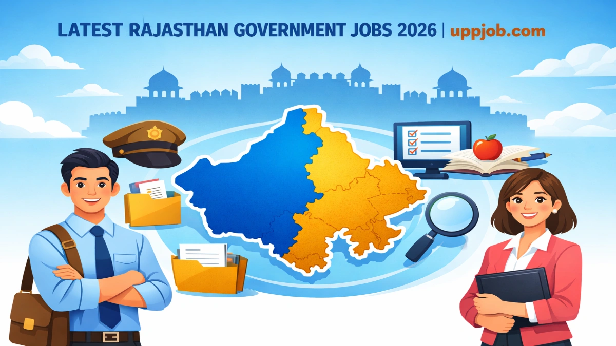 Latest Rajasthan Government Jobs 2026 list on uppjob