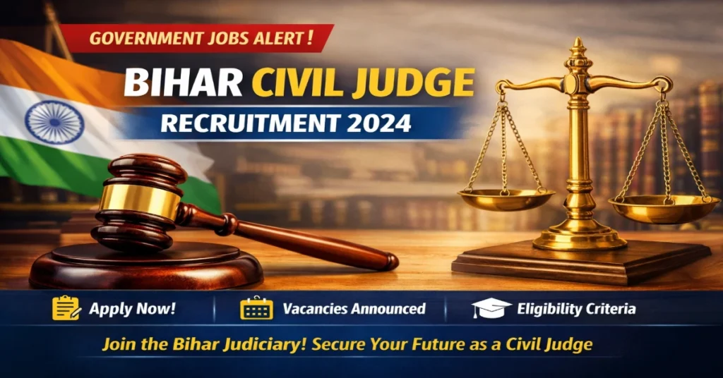 BPSC 33rd Bihar Judicial Services Recruitment 2026