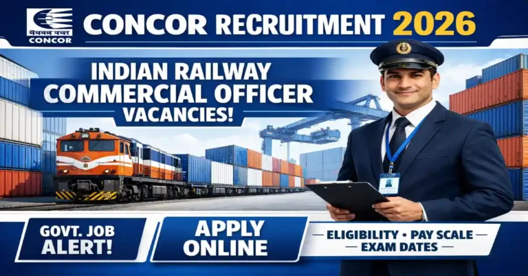 CONCOR Recruitment 2026 Notification