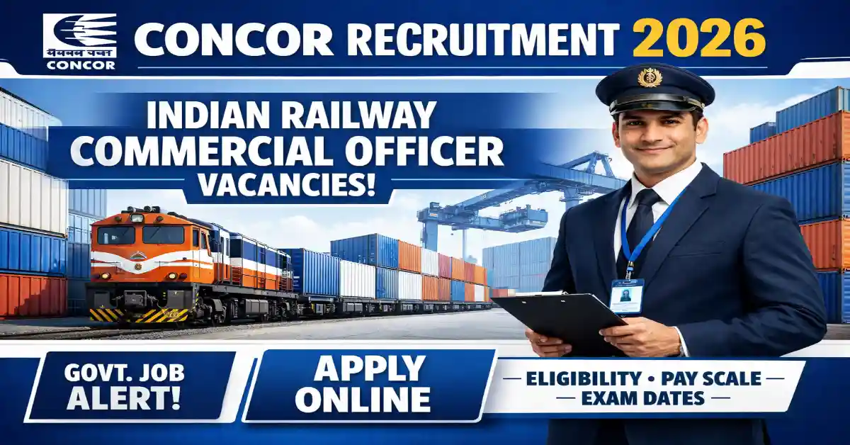 CONCOR Recruitment 2026 Notification