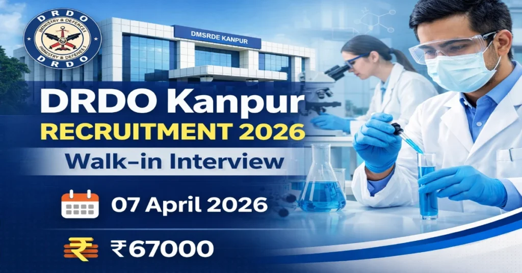 DRDO DMSRDE Kanpur Research Associate