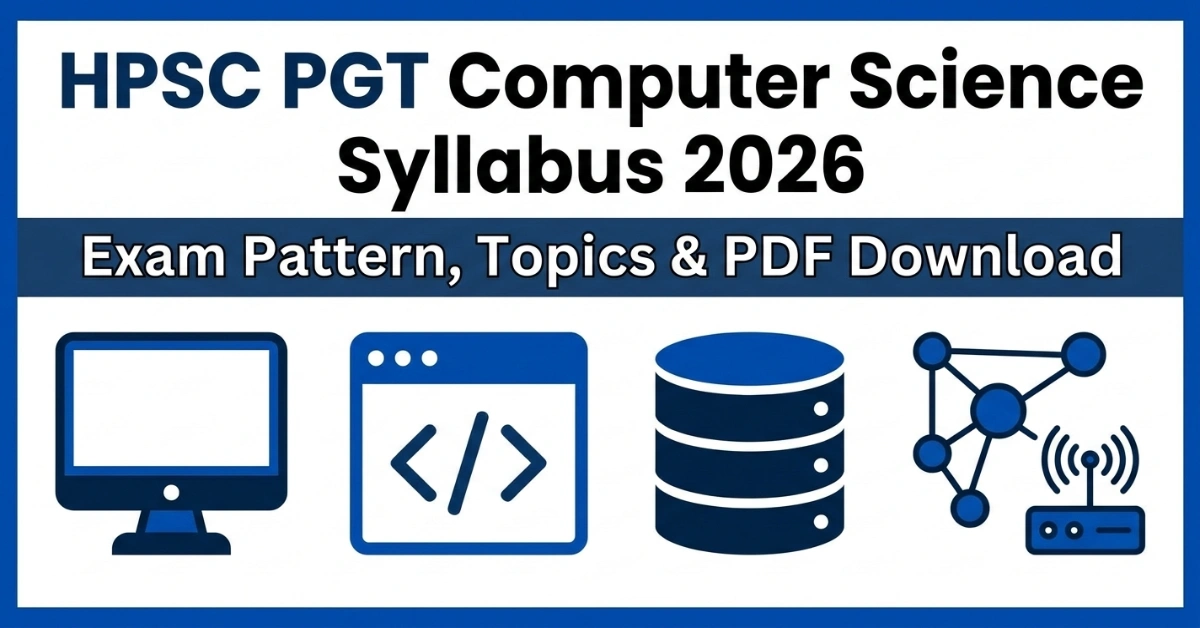 HPSC PGT Computer Science Syllabus 2026