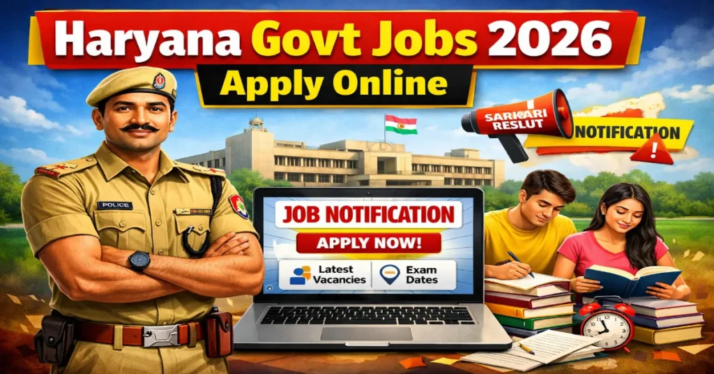 Latest Haryana Govt Jobs 2026 Sarkari Naukri HSSC HPSC Recruitment