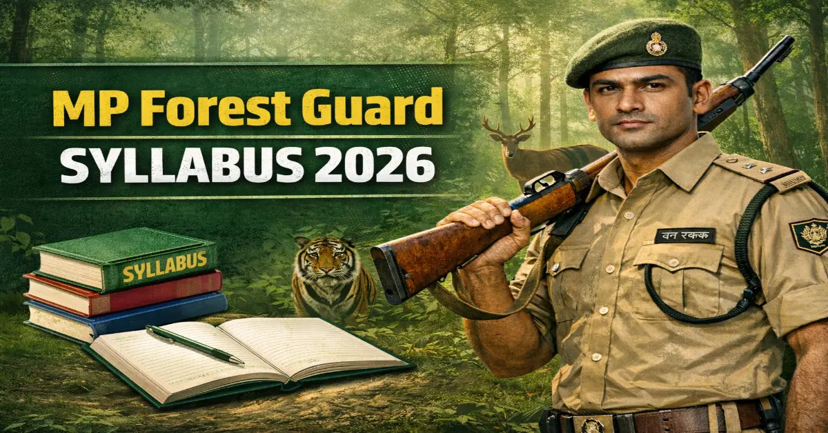 MP Forest Guard Jail Prahari Syllabus 2026