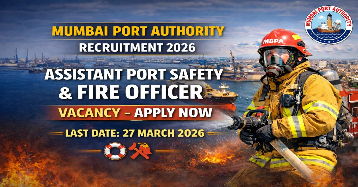 Mumbai Port Authority Recruitment 2026