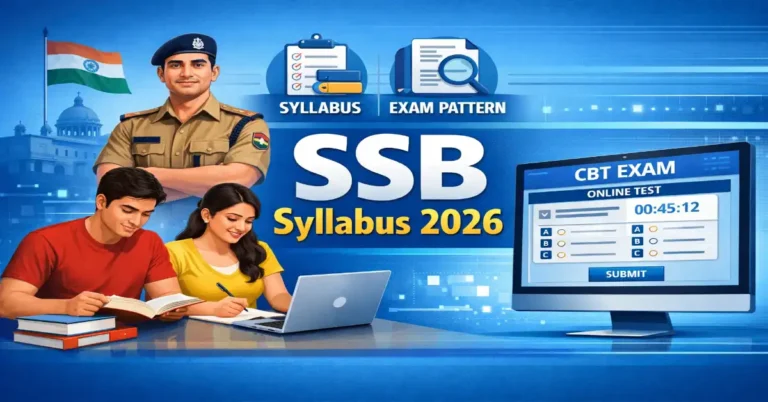 SSB Head Constable Syllabus 2026 Exam Pattern
