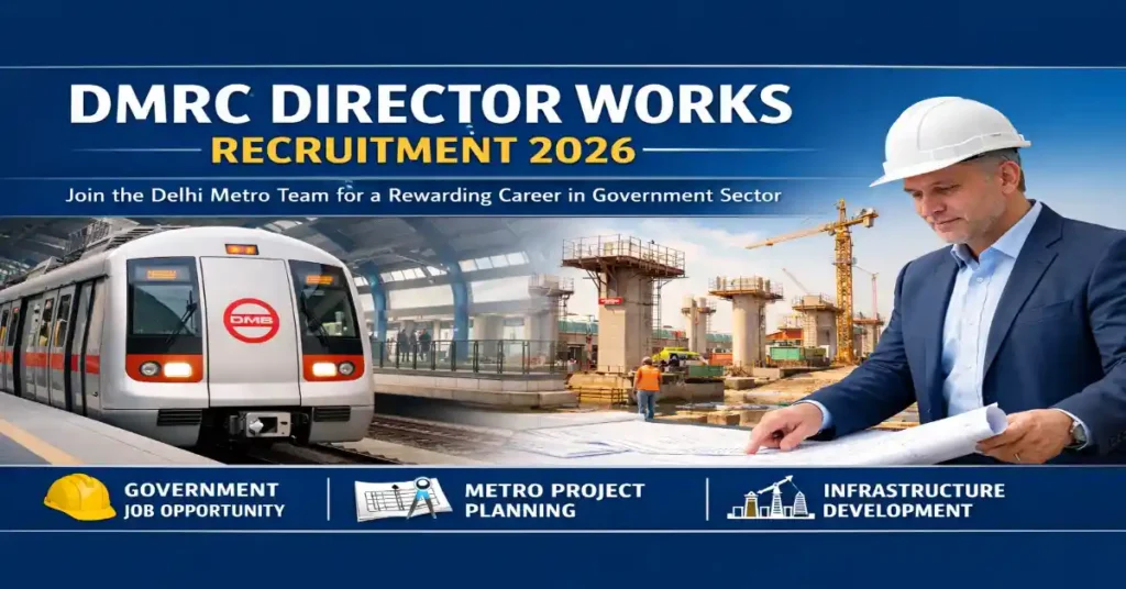 DMRC Director Works Recruitment 2026 Notification