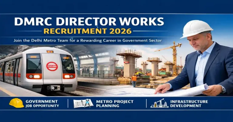 DMRC Director Works Recruitment 2026 Notification