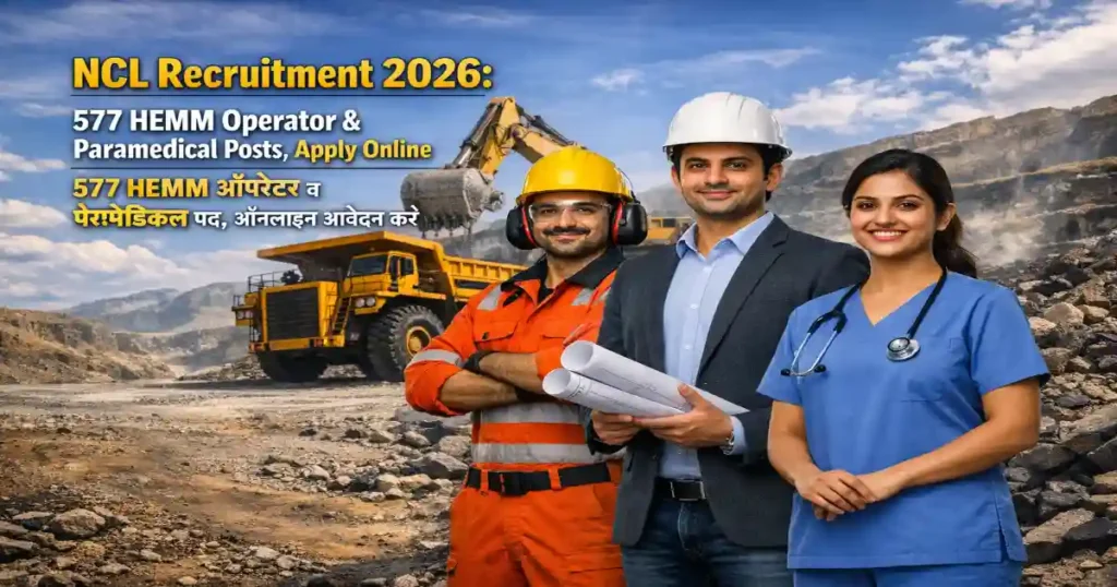 NCL Recruitment 2026 Official Notification for 577 Posts